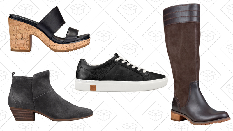 Rosalyn Slide Sandal, $45 | Carelton Side-Zip Suede Ankle Bootie, $113 | Amherst Leather Oxford Shoes, $90 | Bethel Heights Wide Calf Tall Boots, $150
